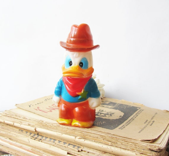 vintage rubber donald duck