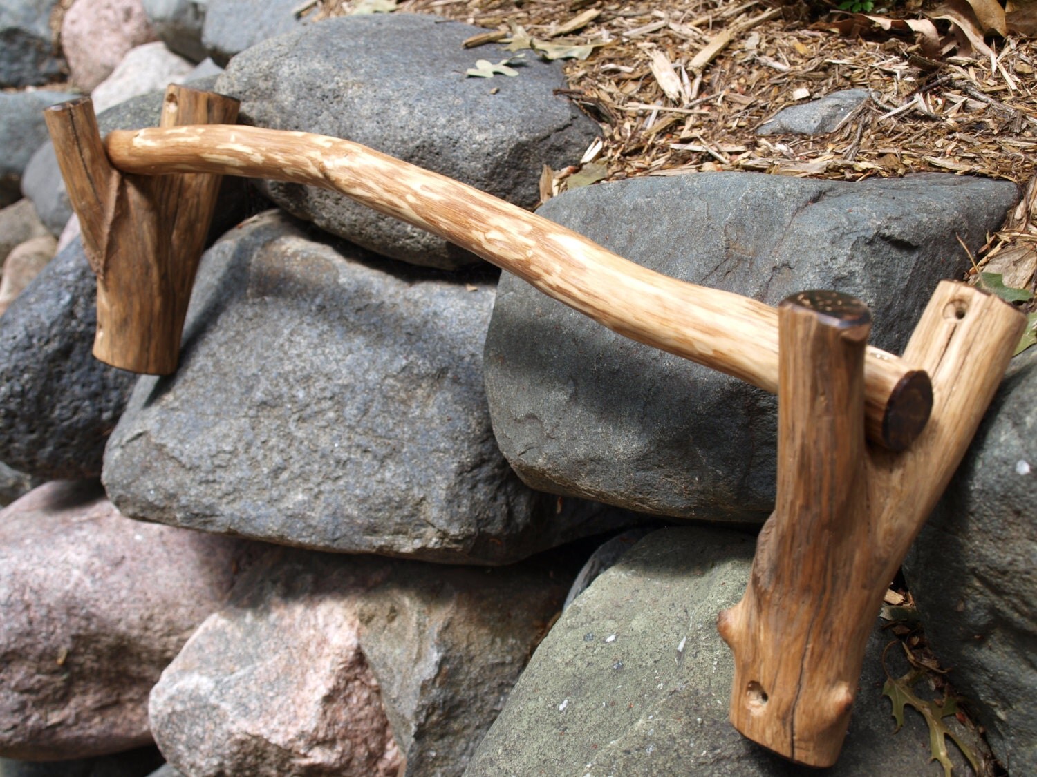 24 Log Towel Bar Rustic Towel Bar Handmade Cabin Towel