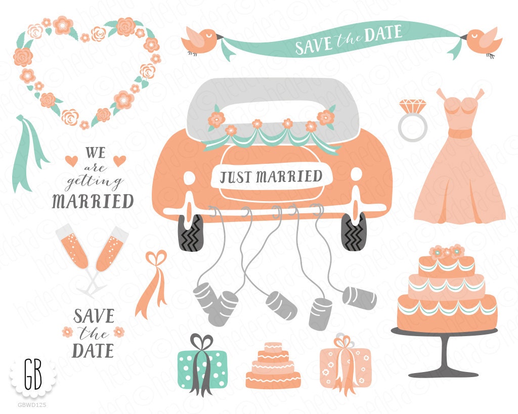 just married clipart - photo #20