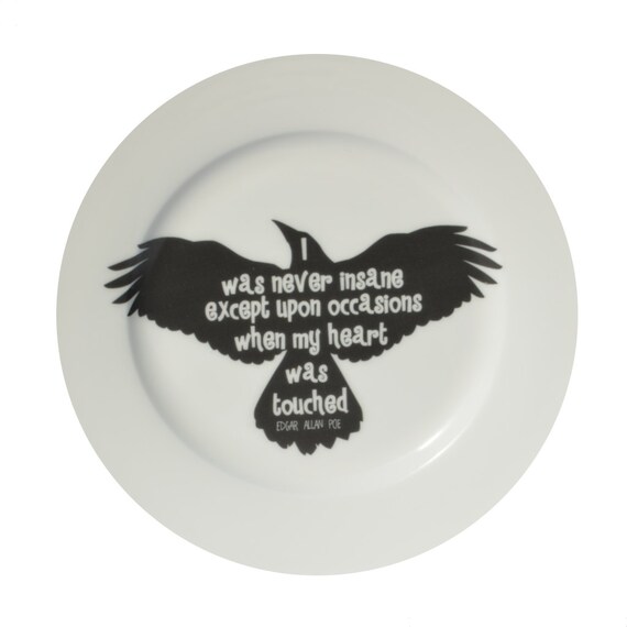 Raven Themed Plate