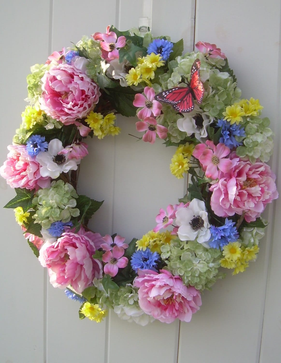 large spring wreath summer grapevine wreath artificial large spring wreath summer grapevine wreath artificial