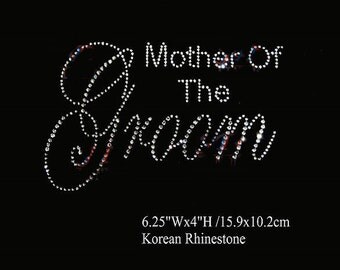 Mother of the Groom Rhinestone Hotfix Applique