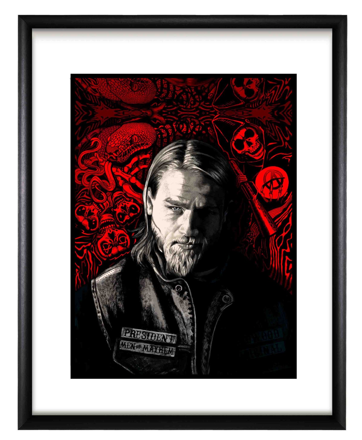 Jax Teller Sons Of Anarchy 12 X 18 80 Lb By