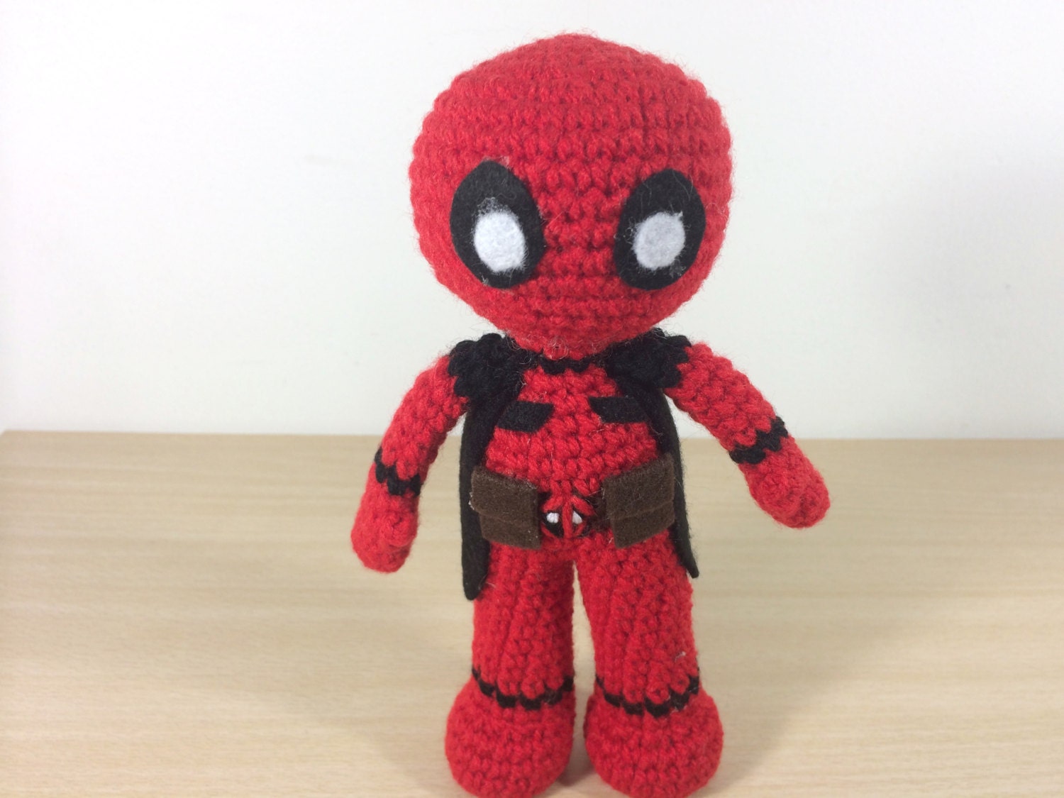 Deadpool Amigurumi Crochet Doll Pattern