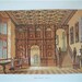 Knight Lithograph Methley Hall 1864 Antique Print