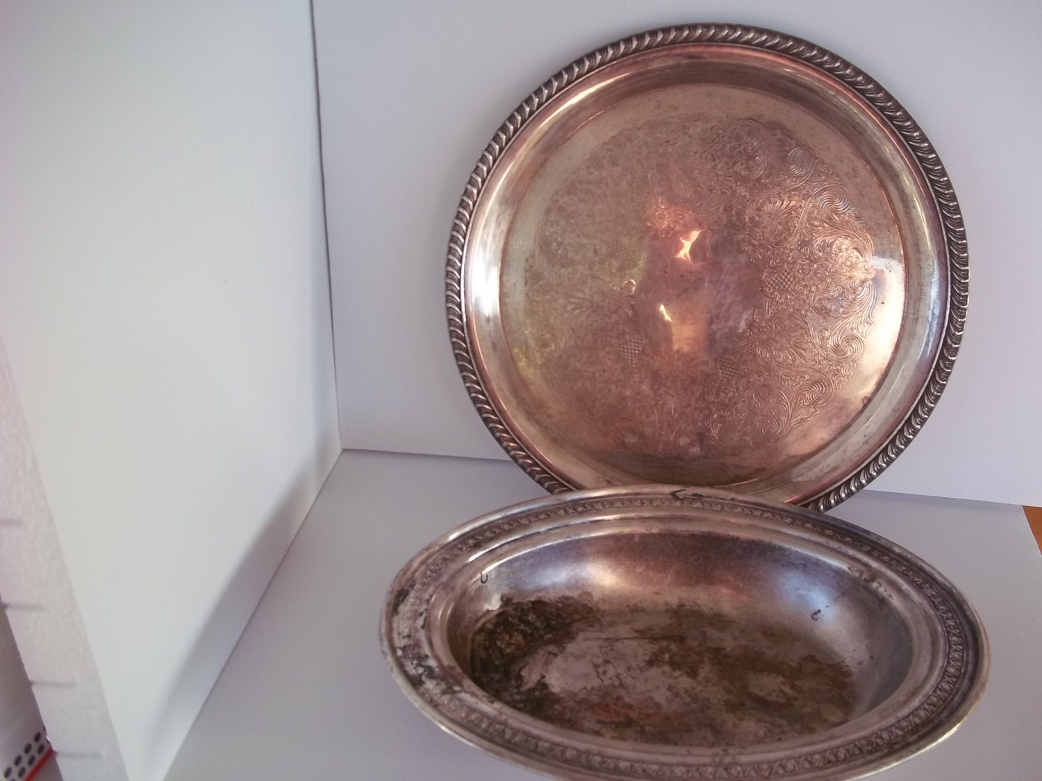 B Rogers Silver Co.1883 Serving Bowl 1605 By CjsCollection