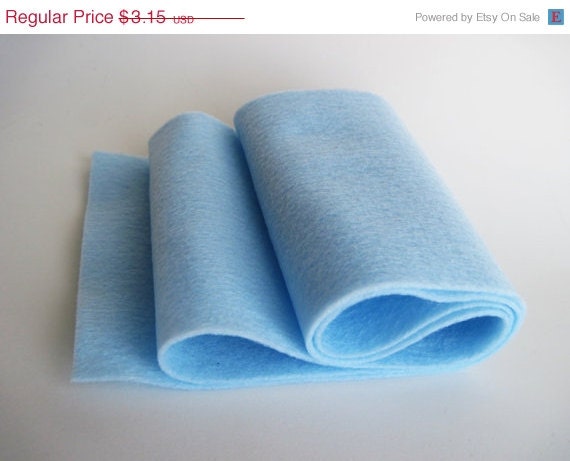 15% off - BABY BLUE - Everything Felt Roll 5" x 36" Il_570xn