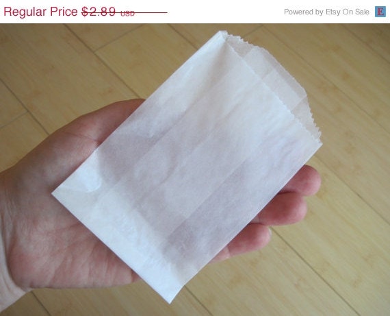 ON SALE 25 Bitty Transparent Glassine Bags for Party Favors and more Il_570xn