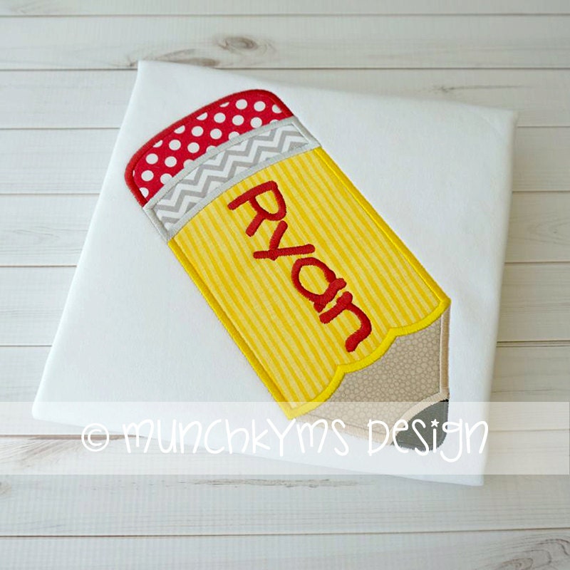 Pencil Applique