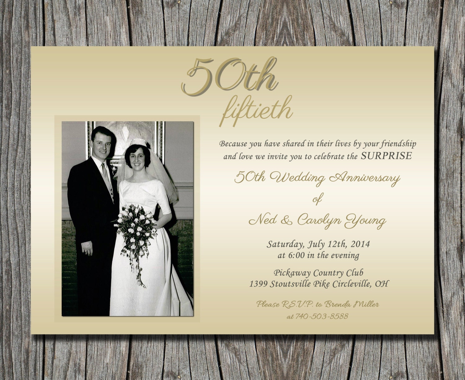 Surprise 50Th Wedding Anniversary Invitations 4