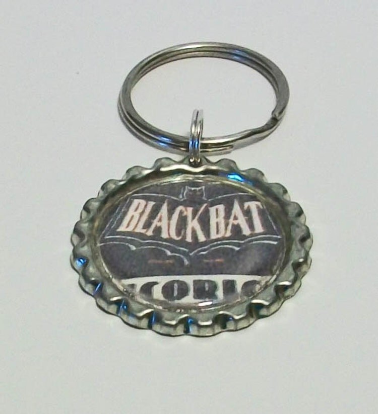 Vintage Advertising Black Bat Licorice Metal by momandmeemporium