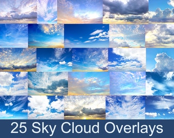 Sky Overlays - Cloud Overlays - Photography Overlays - Photoshop Overlays - Part 1