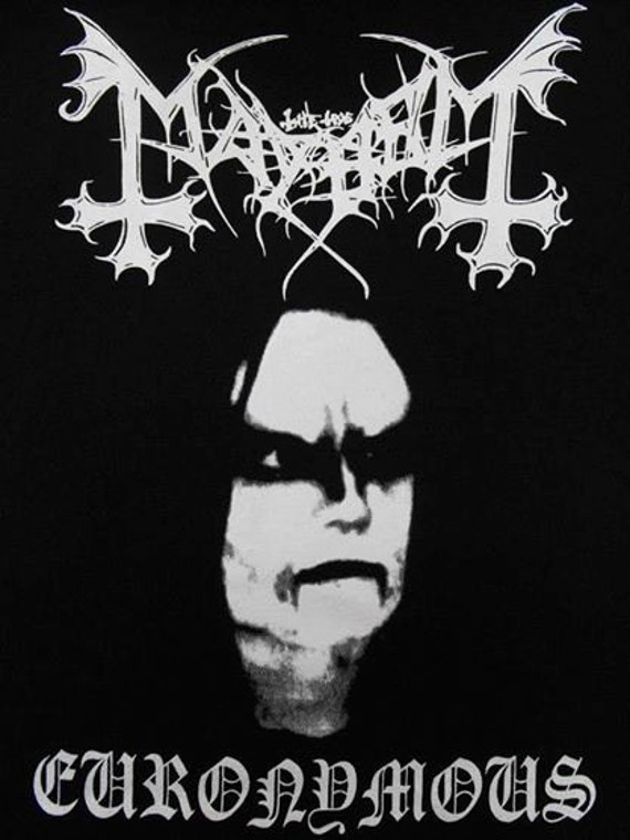 MAYHEM EURONYMOUS SHIRT black metal watain darkthrone burzum