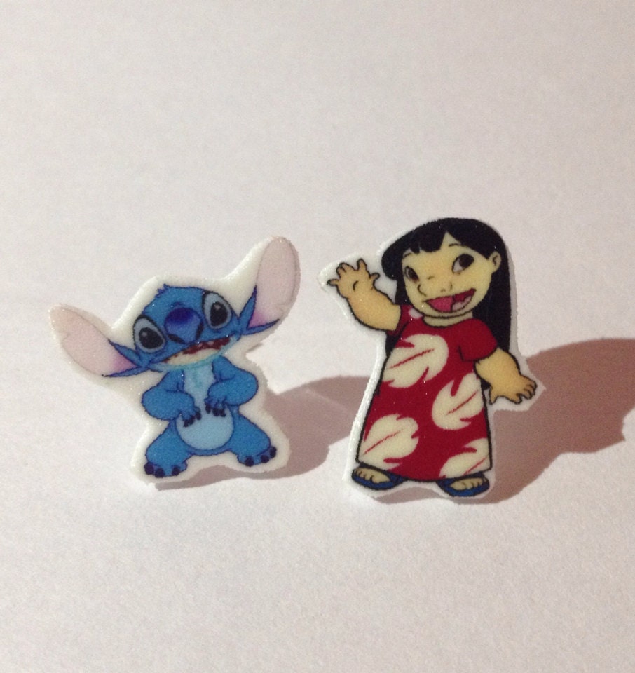 Lilo and stitch earrings