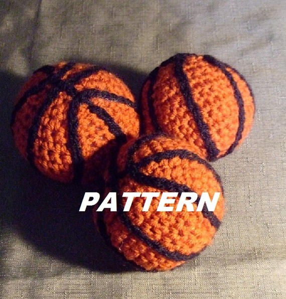 PATTERN Mini Basketball Crocheted by BucketFullofMemories ...