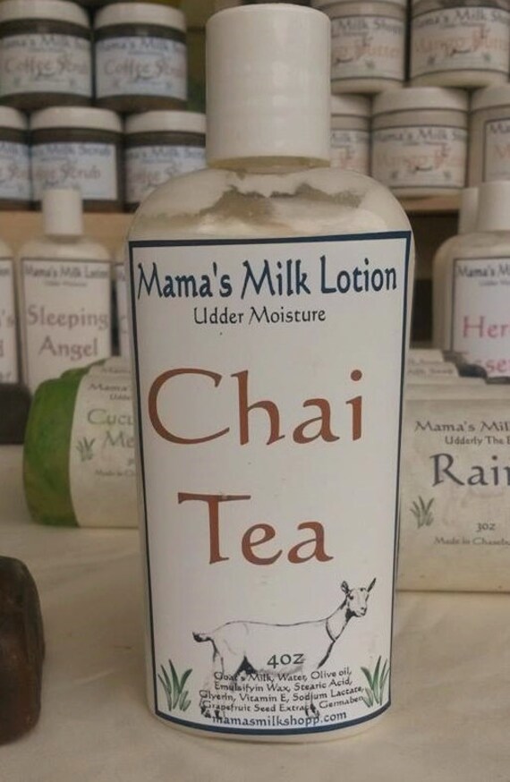 Goat Milk Lotion Chai Tea Homemade Lotion by