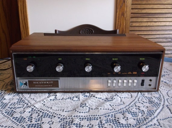 Free Shipping Heathkit Stereo Amplifier AA-15 Solid State