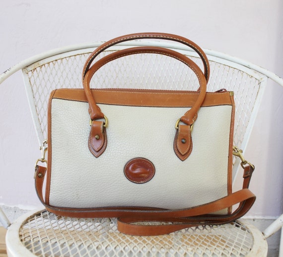 white leather dooney and bourke handbags