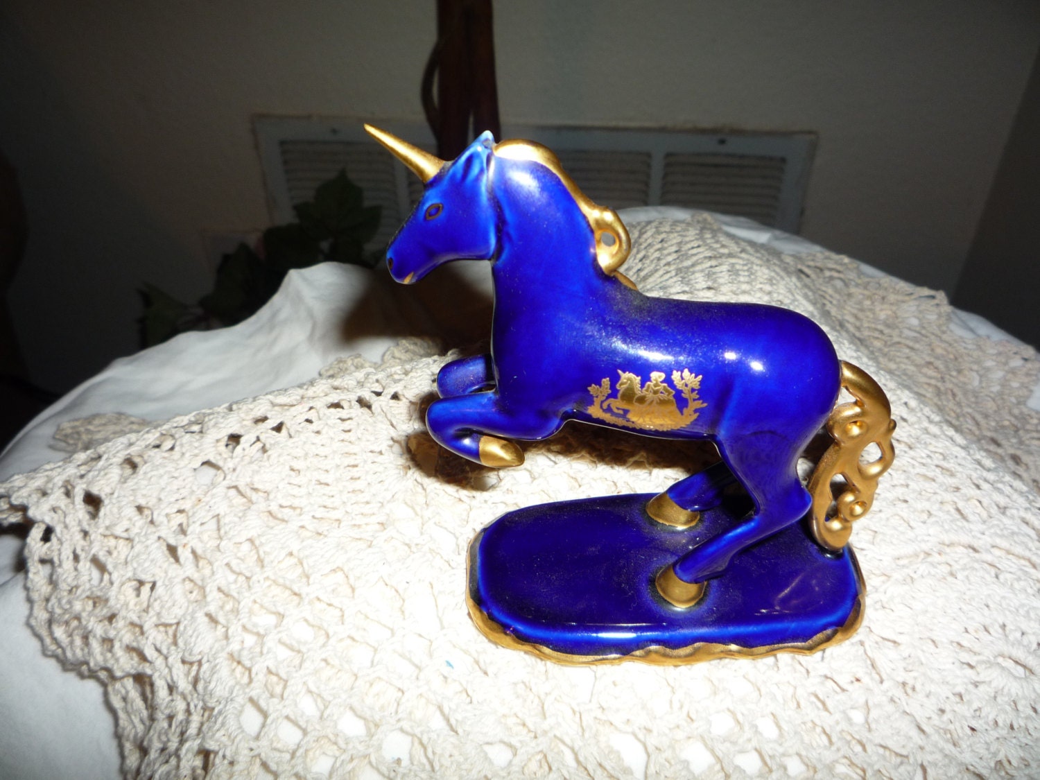 franklin mint unicorn figurines