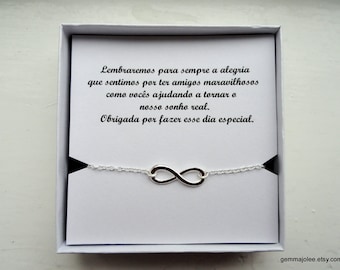 Sister gift Two infinity anklets Silver infinity ankle