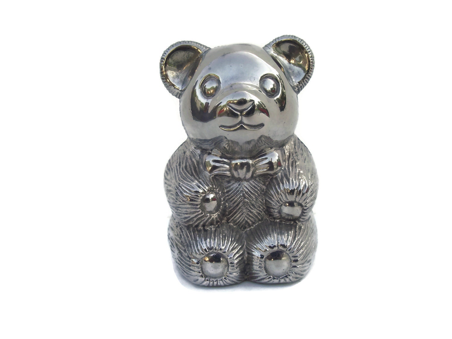 metal teddy bear