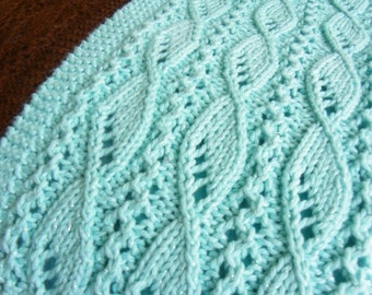 Knitting Scarf Pattern for "Lace and Sails" PDF download