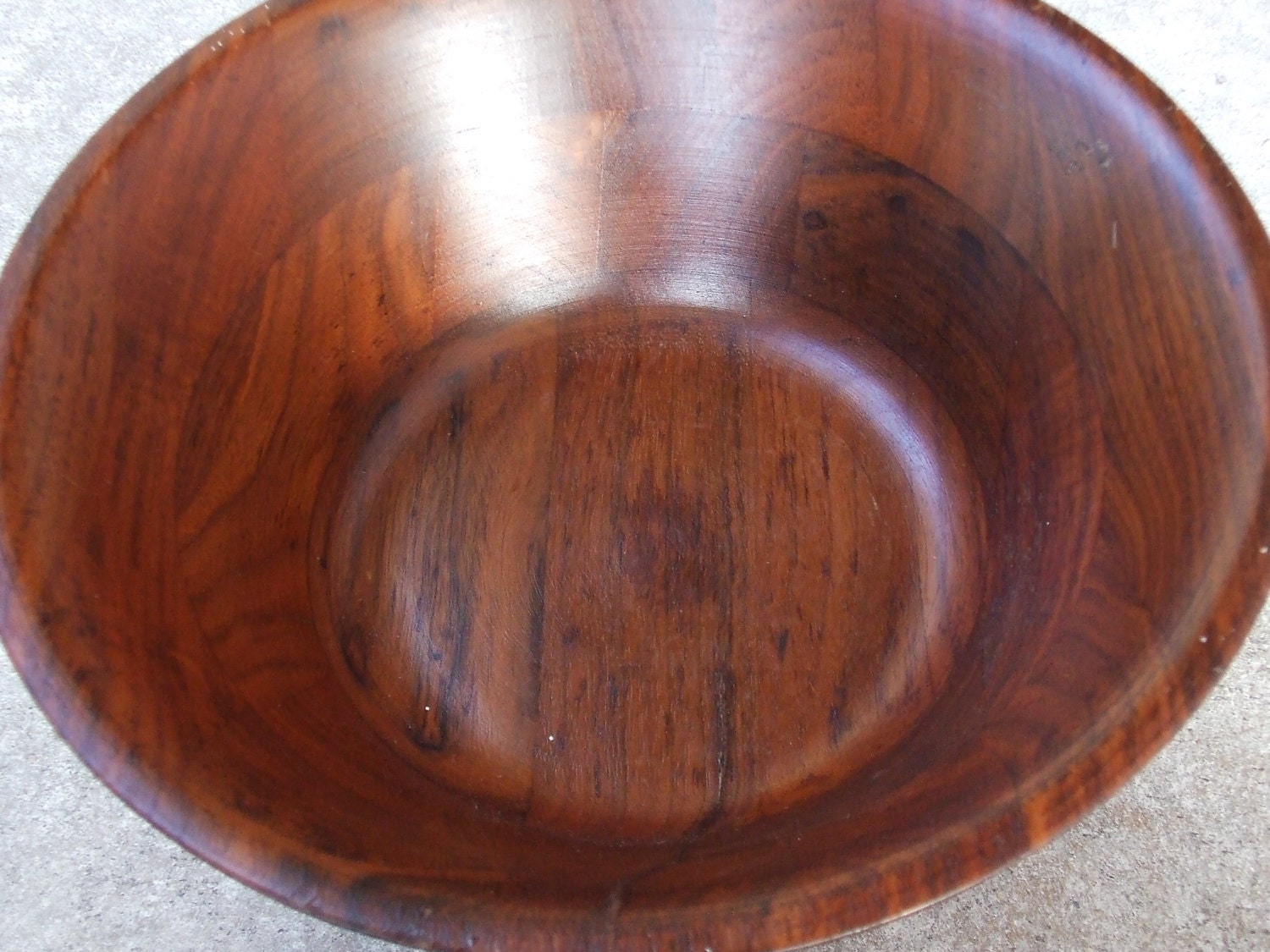 Vintage Wood Bowl Billings Missouri 110 Burl Walnut Haute Juice