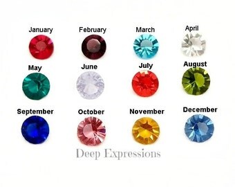 5mm Birthstones -Memory Locket, Floating Charm Locket