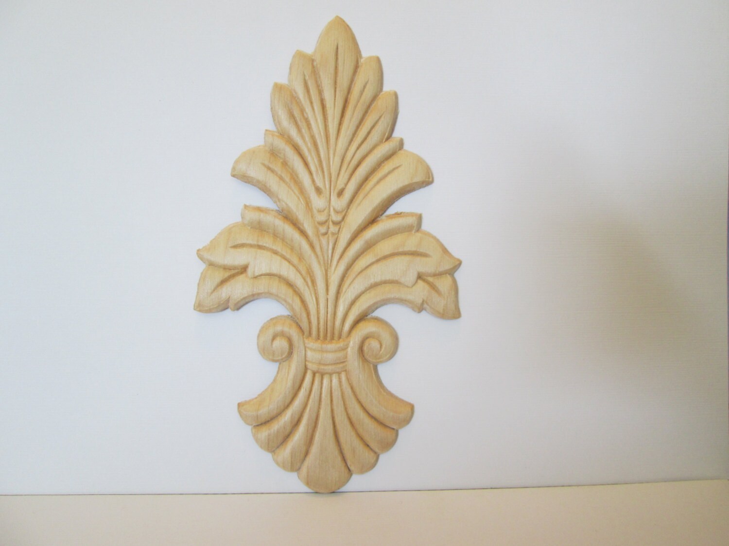 Decorative wooden applique Sanded and Sealed