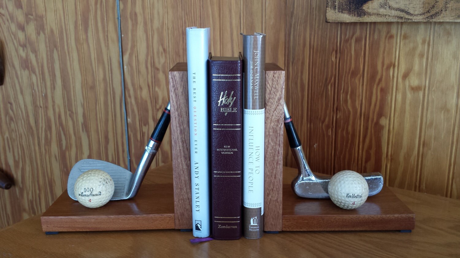 Golf Club Book Ends Book Ends Golf Decor Sports Decor Golf
