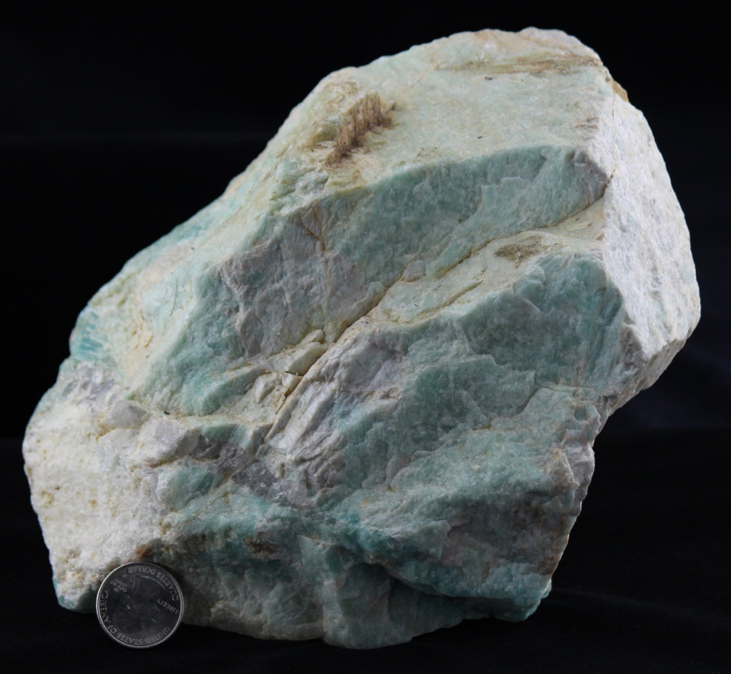 Amazonite Raw Stone HUGE 9LBS Lapidary Feng by HealingCrystalsLove