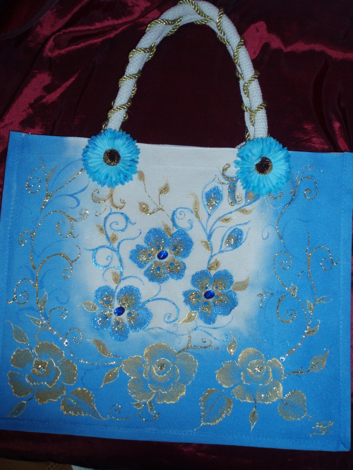 Hand Painted Canvas Bags Hand Painted Bags Large Hand By Aligri   Il Fullxfull.590263883 D4gc 