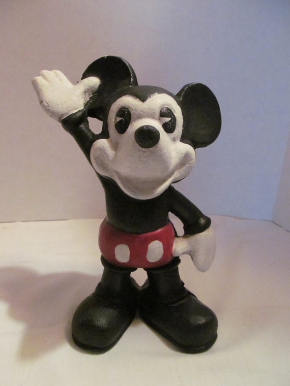 cast iron mickey mouse figurine