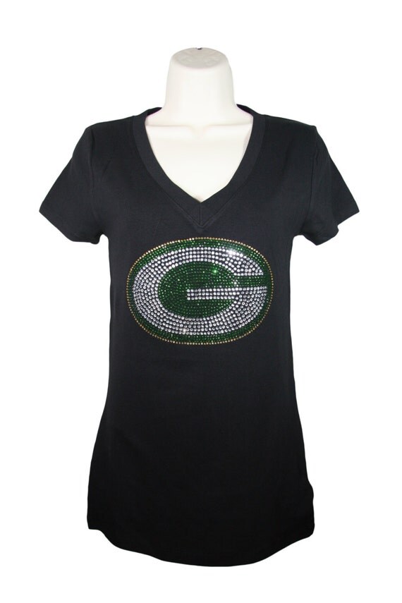 green bay packers rhinestone shirt