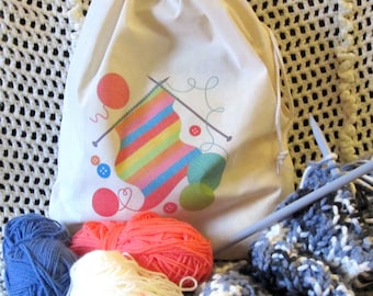 Knitting Project Bag