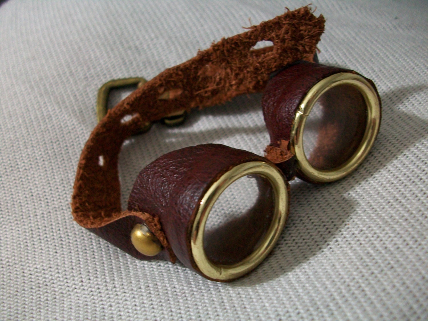 simple steampunk doll goggles