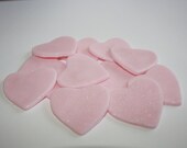 Fondant Heart Fondant Glitter Heart Valentine Fondant Heart Heart Cupcake Topper Heart Cake Decoration Il_170x135