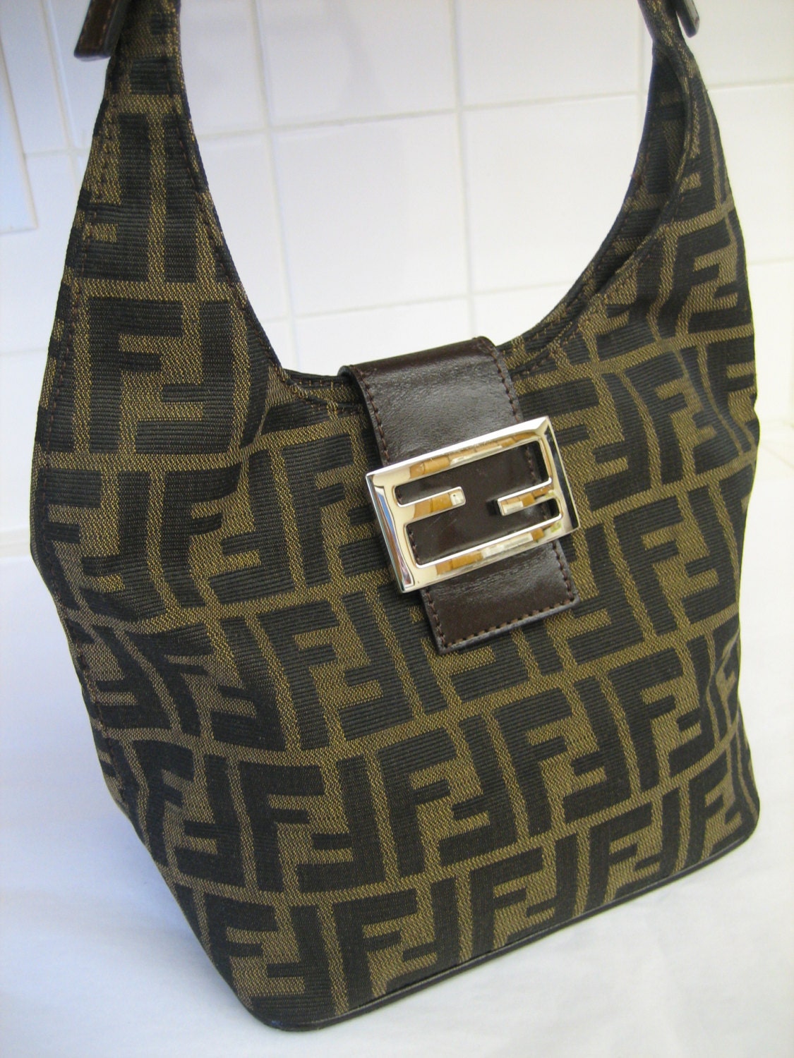 Fendi Zucca Pattern Crossbody Bag | semashow.com