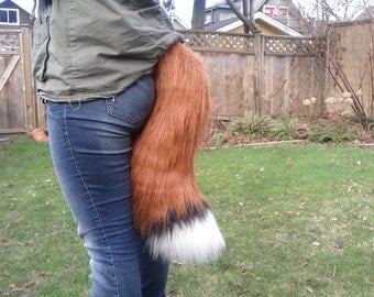 Fox Costume tails - 2 styles with or without ears