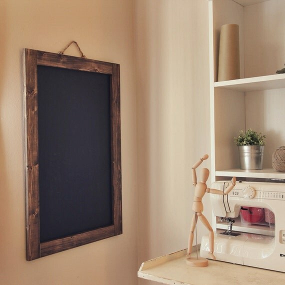 SALE Large rustic framed chalkboard 24x36 by MXOwoodworking