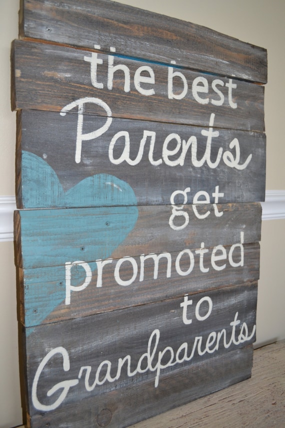 Items similar to Reclaimed Wood Sign - Best Parents are 