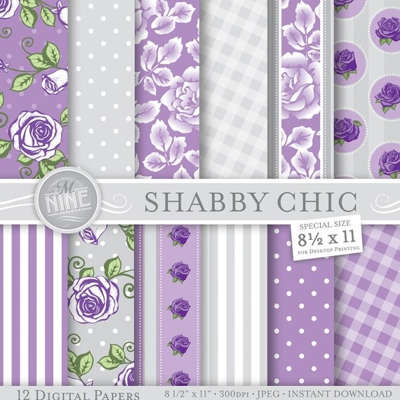 shabby chic digital paper purple grey shabby chic printable shabby chic digital paper purple grey shabby chic printable
