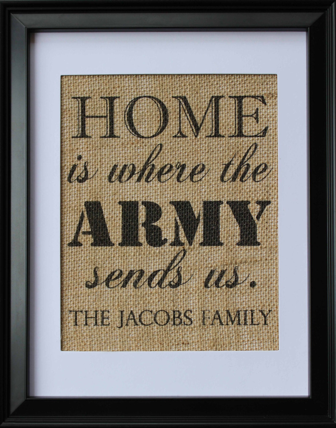 Home Is Where The Army Sends Us
