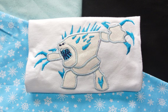 Marshmallow Man- Frozen Monster- Birthday Boy T shirt - Newborn Girl ...