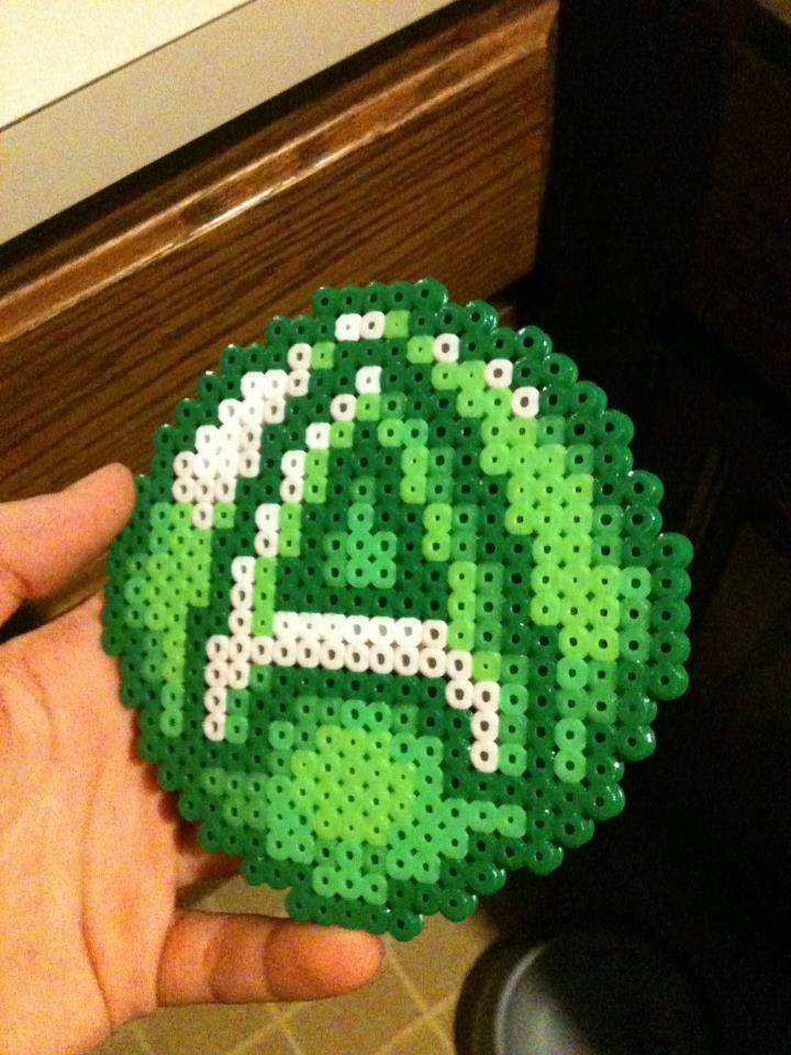 Xbox 360 Controller Perler Bead Coasters