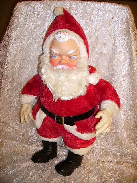 stuffed vintage santa