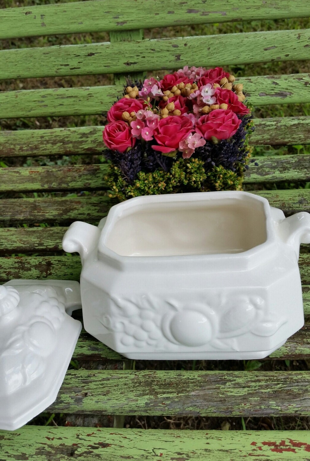 Soup Tureen Japan Vintage Japanese Export Gravy Bowl Porcelain