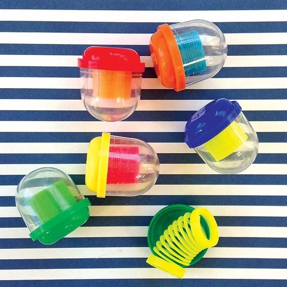 Mini Plastic Slinky 1 in 1Inch Vending Machine by