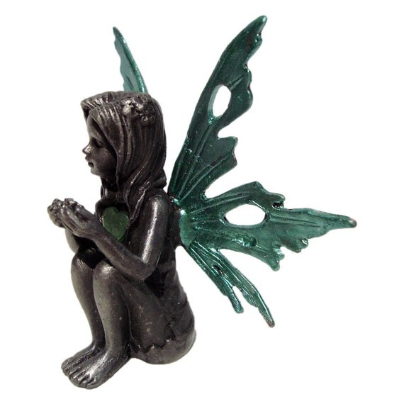 Pewter Fairy Figurine/Statue For Decoration Collection Garden