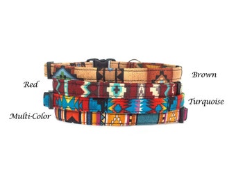 Southwest Inspired - Safety Breakaway Cat or Kitten Collars - Choose from 4 patterns!